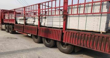 兰州 白麻荔枝面外墙干挂，工厂装车日常