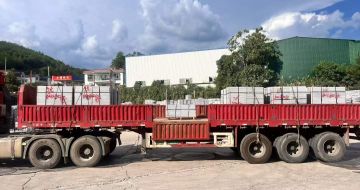 兰州 芝麻灰花岗岩地铺石出货日常