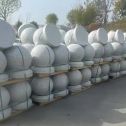 兰州 白麻花岗岩石材圆球，石球，挡车球，隔离球，景观石球，风水球等