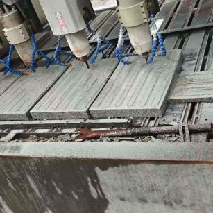 兰州 芝麻白花岗岩荔枝面盲道雕刻