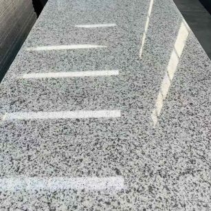 兰州 白麻花岗岩光面毛板