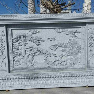 兰州 芝麻白大型照壁，屏风，影壁