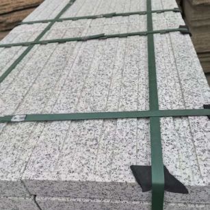 兰州 白麻花岗岩直行盲道石，盲条，地铺石