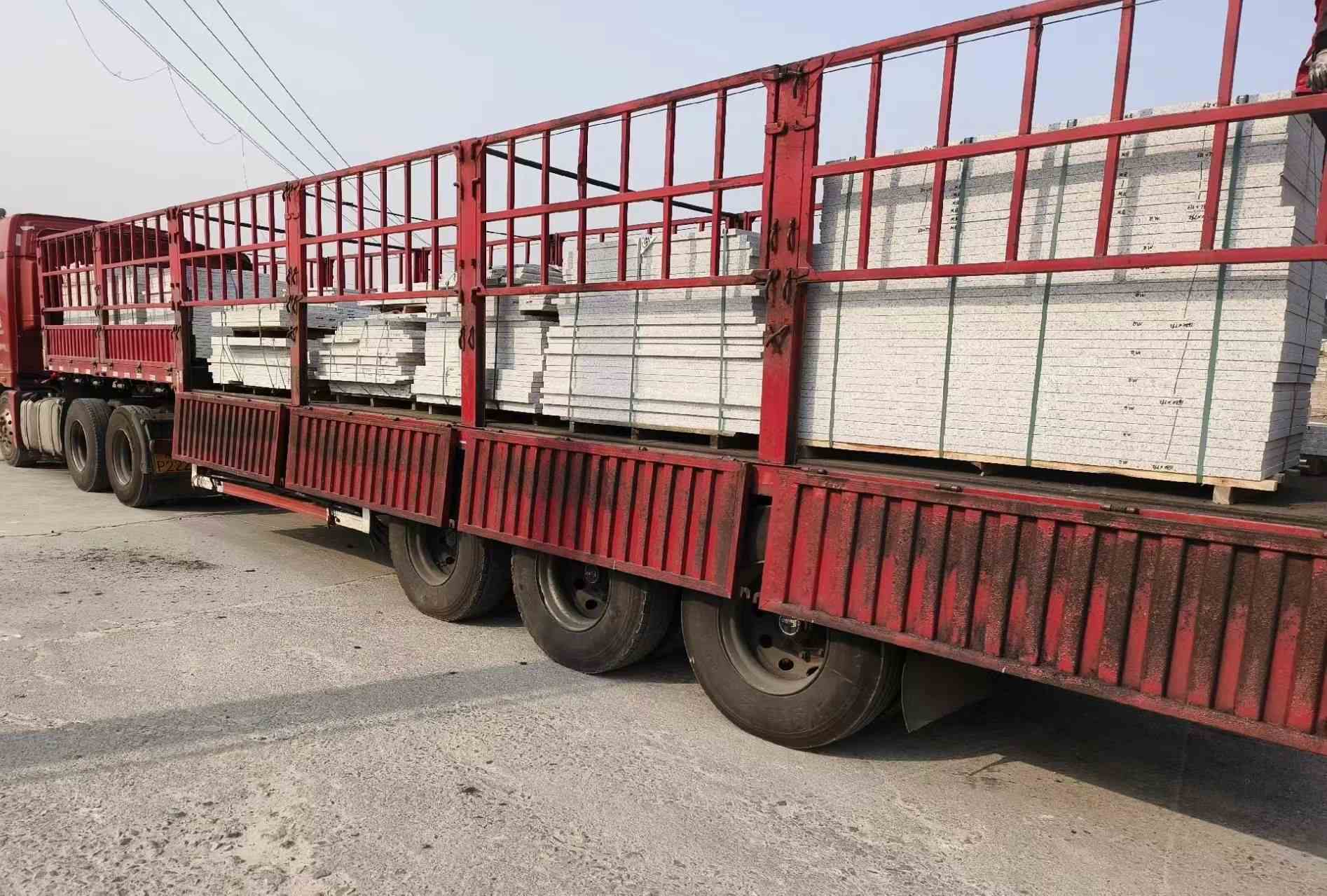 兰州 白麻荔枝面外墙干挂，工厂装车日常