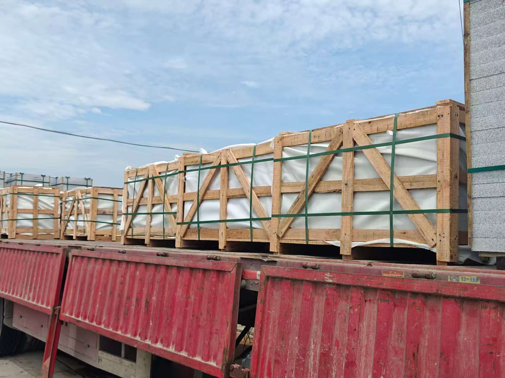 兰州 芝麻白花岗岩地铺石出口专车-泰国游