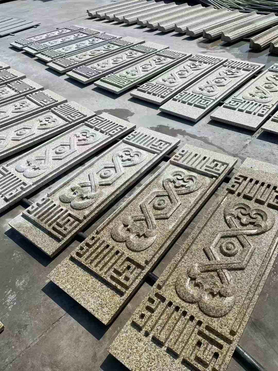 兰州 黄金麻花岗岩外墙雕刻板